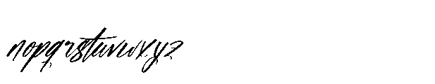 Shade Crush Italic Font LOWERCASE