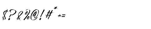 Shade Crush Regular Font OTHER CHARS