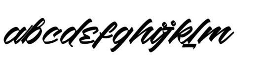 Shading Flash Italic FONT