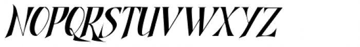 Shadowfield Italic Font UPPERCASE