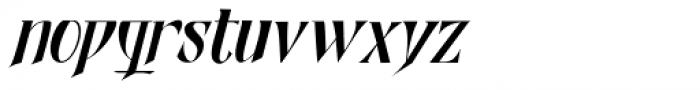 Shadowfield Italic Font LOWERCASE