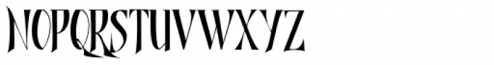 Shadowfield Narrow Regular Font UPPERCASE