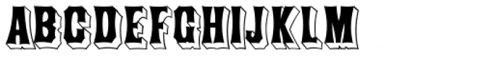 Shadowlawn JNL Font UPPERCASE