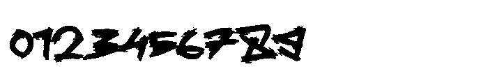 Shaken Ink Font OTHER CHARS