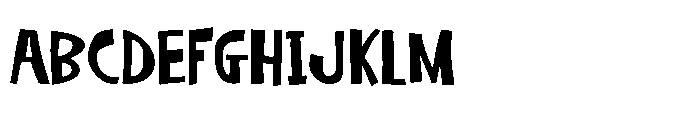 Shakey Jake Bold Font UPPERCASE