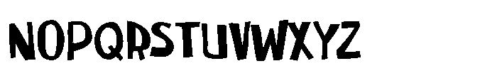 Shakey Jake Bold Font UPPERCASE