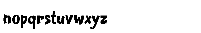 Shakey Jake Bold Font LOWERCASE