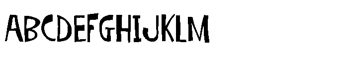 Shakey Jake Regular Font UPPERCASE