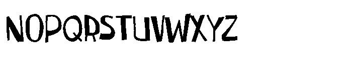Shakey Jake Regular Font UPPERCASE