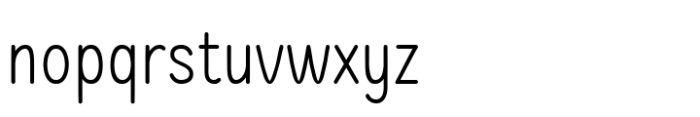 Shakila Sans Regular Font LOWERCASE