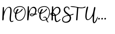 Shakila Script Brush Font UPPERCASE