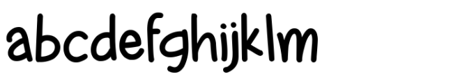 Shakilla Regular Font LOWERCASE