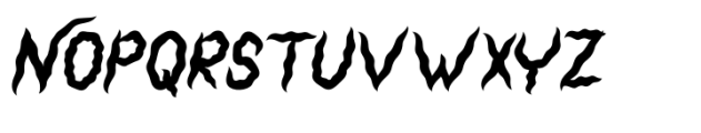 Shaky Halloween Regular Font UPPERCASE