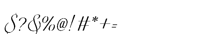 Shalefrost Nova Font OTHER CHARS