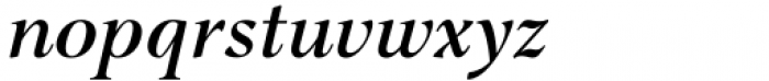 Shallot Medium Italic Font LOWERCASE