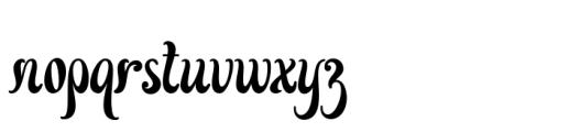 Shallowent Regular Font LOWERCASE