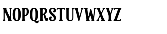 Shalten Font UPPERCASE