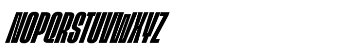 Shamgod Extra Bold Italic Font UPPERCASE