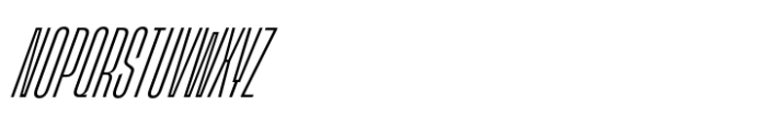 Shamgod Extra Light Italic Font UPPERCASE