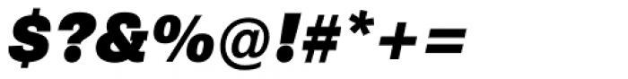 Shandon Slab Black Italic Font OTHER CHARS