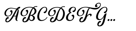 Shanethy Script Italic Font UPPERCASE