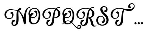 Shanethy Script Regular Font UPPERCASE