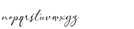 Shanghai Signature Alt One Font LOWERCASE