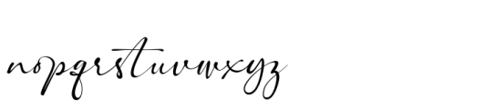 Shanghai Signature Regular Font LOWERCASE