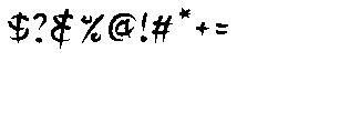 Shangrai Gozheng Font OTHER CHARS