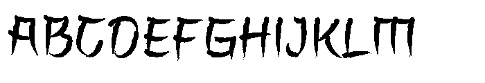 Shangrai Gozheng Font UPPERCASE