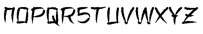 Shangrai Gozheng Font UPPERCASE