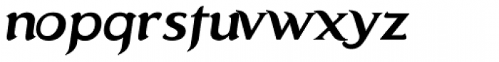 Shanklin Italic Font LOWERCASE