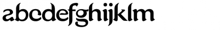 Shanklin Regular Font LOWERCASE