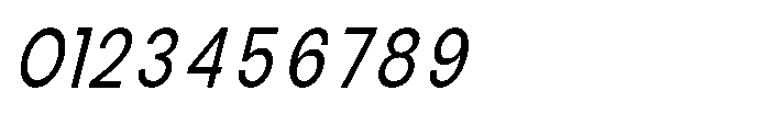 Shansio Italic Font OTHER CHARS