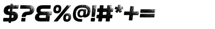 Shaolin Rubbly Italic Font OTHER CHARS