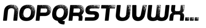 Shaolin Rubbly Italic Font UPPERCASE