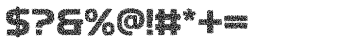 Shaolin Speckle Font OTHER CHARS