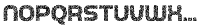 Shaolin Speckle Font UPPERCASE