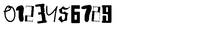 Shape Shift Three Font OTHER CHARS