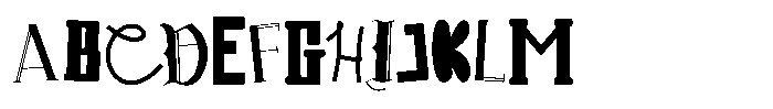 Shape Shift Three Font UPPERCASE