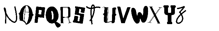 Shape Shift Three Font UPPERCASE