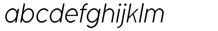 Shapeingo Extra Light Italic Font LOWERCASE