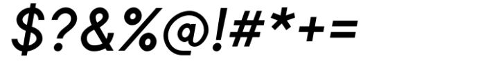Shapeingo Italic Font OTHER CHARS
