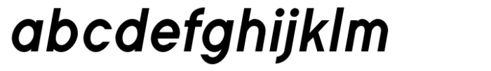 Shapeingo Medium Italic Font LOWERCASE
