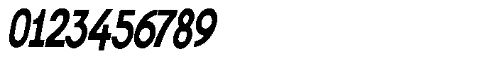 Shapesoul Display Condensed Slant Font OTHER CHARS
