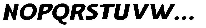Shapesoul Display Expanded Slant Font UPPERCASE