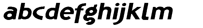 Shapesoul Display Expanded Slant FONT