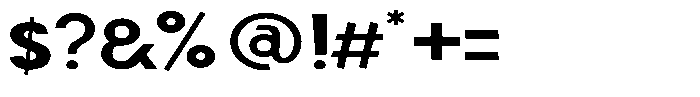 Shapesoul Display Expanded Font OTHER CHARS