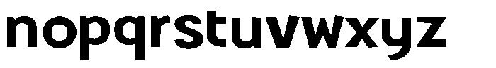 Shapesoul Display Expanded Font LOWERCASE