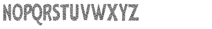 Shapesoul Display Lines Condensed Font UPPERCASE